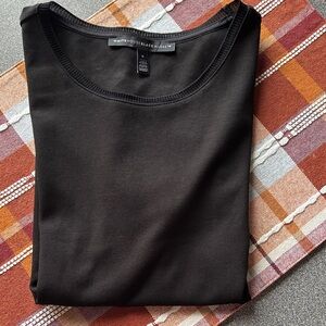 White House Black Market Classic Black Tee